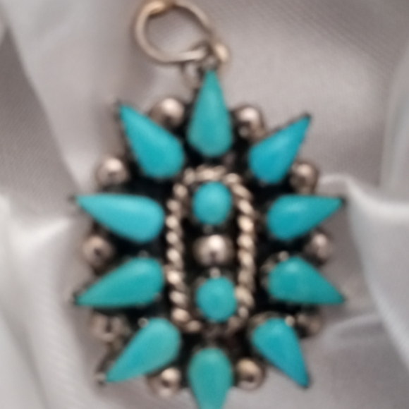 Jewelry - SLEEPING BEAUTY TURQOUISE 925 PENDANT